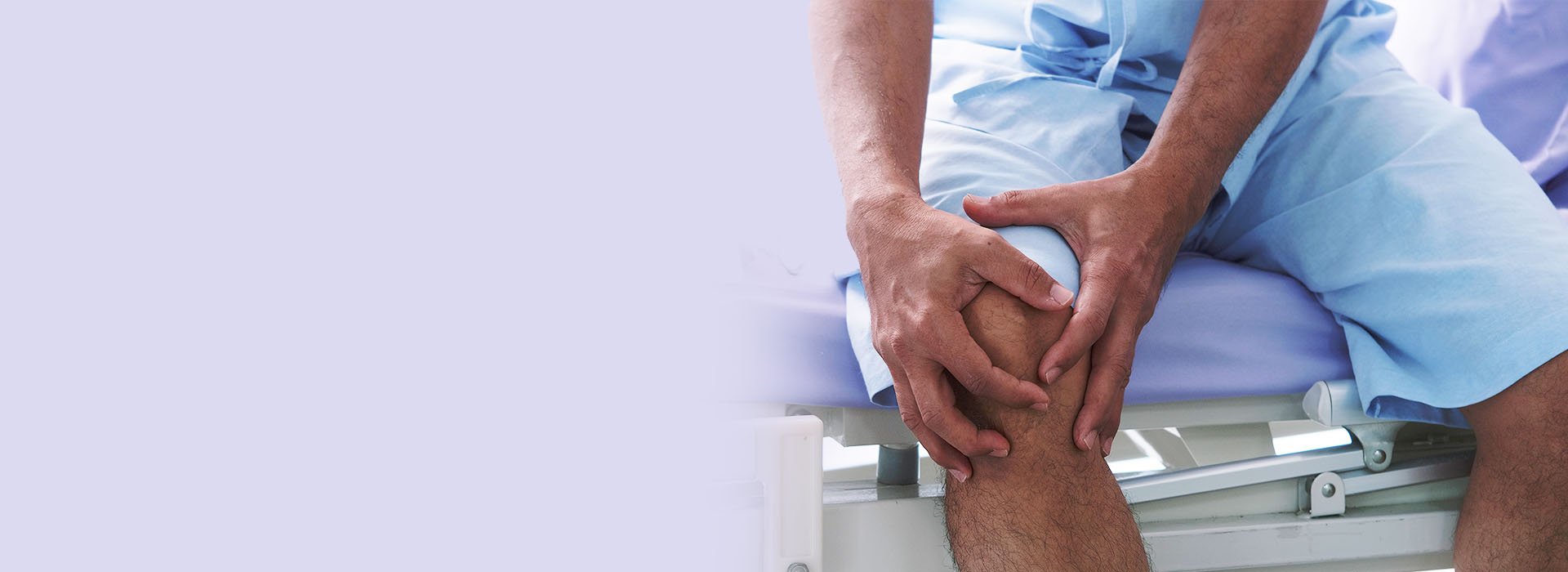 Old Man have broken knee